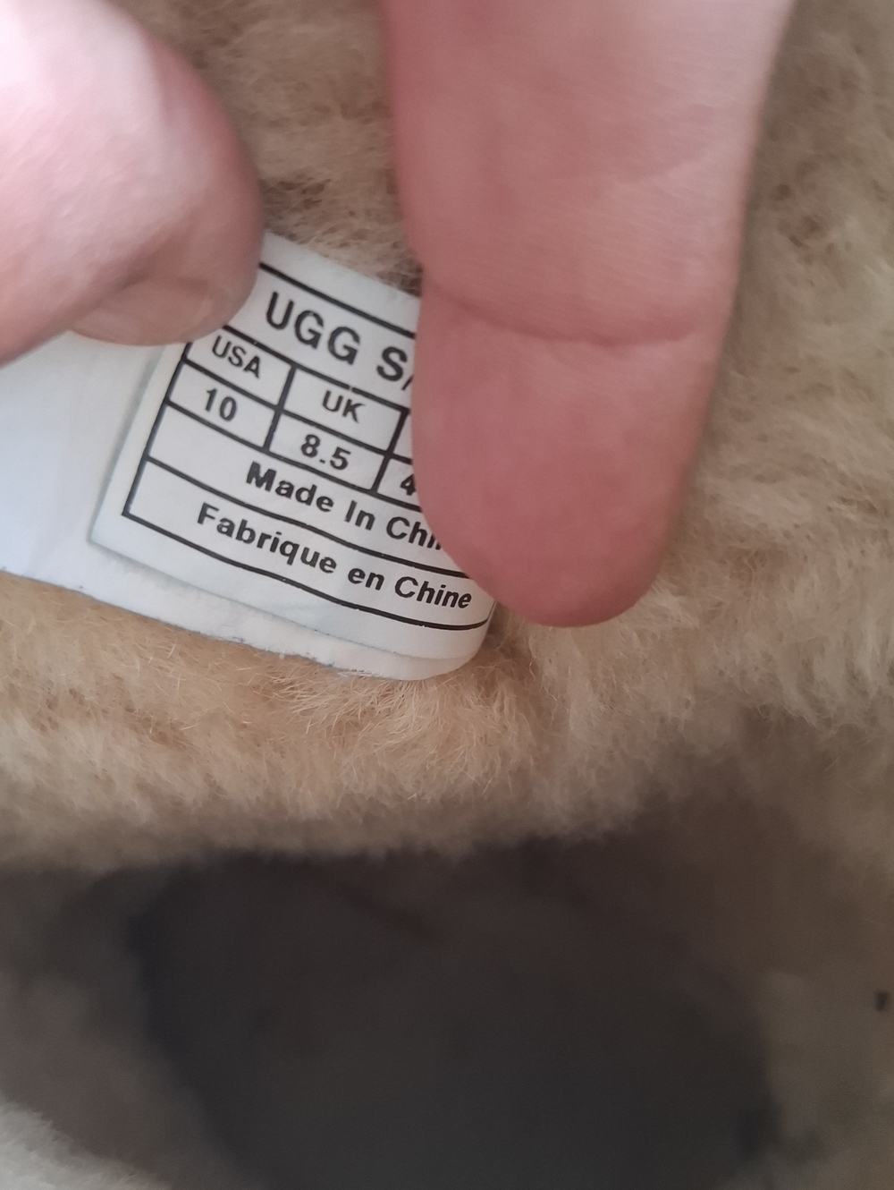 UGG Womens Chestnut Classic Short Suede Shearling Boots - Picture 8 of 9